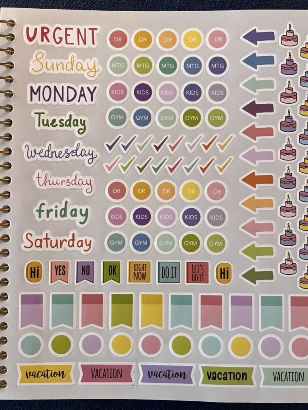 17 Month Daily Month Planner Scripture Phil 4:4 Blue Weekly Planning 2026-27 NEW